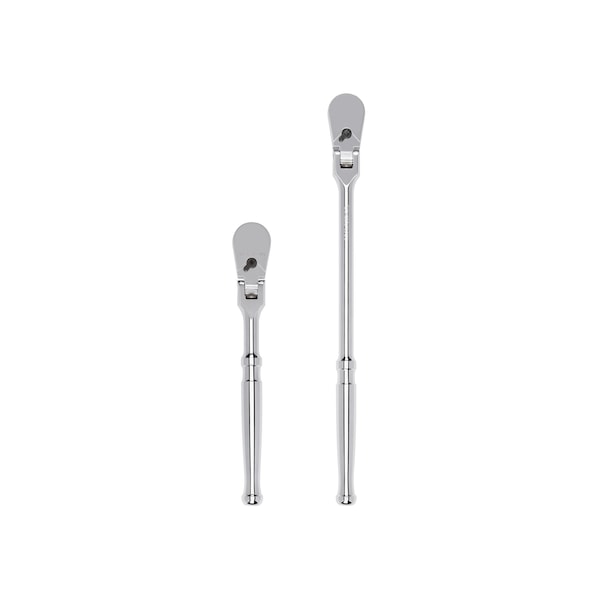 3/8 Inch Drive Flex Head Ratchet Set, 2-Piece (8, 12 in.)